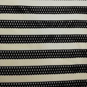 Mesh Stripes Jacquard Fabric