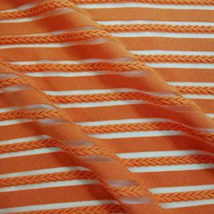 Seethrough Stripes Jacquad Fabric