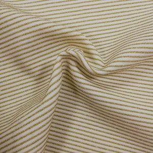 Gold Yarn-dyed Stripes Fabric