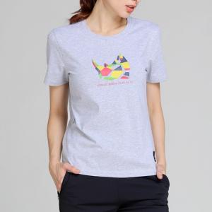 Women Cotton Elastane Casual Tee